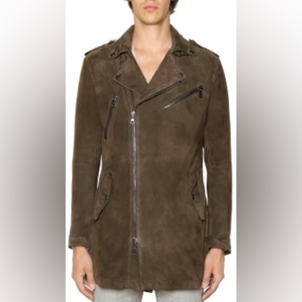 Suede John Varvatos jacket